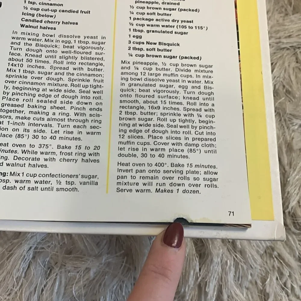 Vintage‎ 1967 General Mills Betty Crocker So Quick With New Bisquick Recipe Book